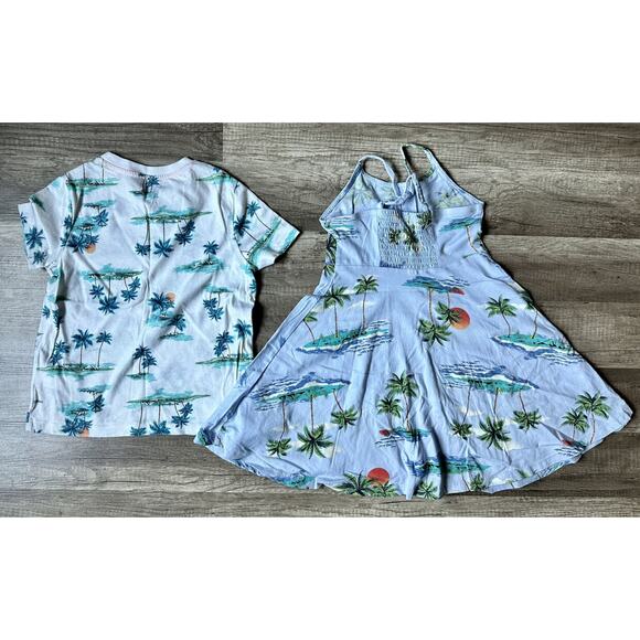 Old Navy palm tree boy/girl twin set - Picture 2 of 3